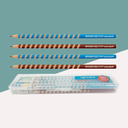 Apsara EZ Grip Pencils : Comfort and Quality Combined ( Pack Of 10 ) - Topperskit LLP