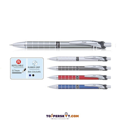 Flair Digital Retractable Ball Pen – Blue : Unleash Your Writing Potential ( Pack of 1 ) - Topperskit LLP