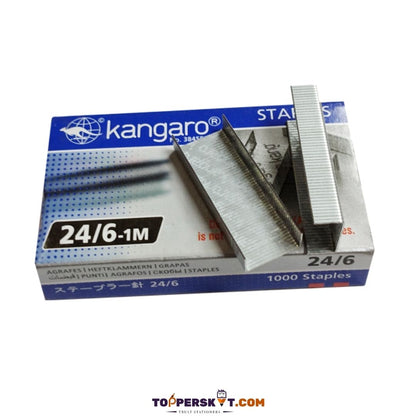 Kangaro 24/6-1M Stapler Pins – Heavy Duty, Durable, and Reliable ( Pack of 1 ) - Topperskit LLP