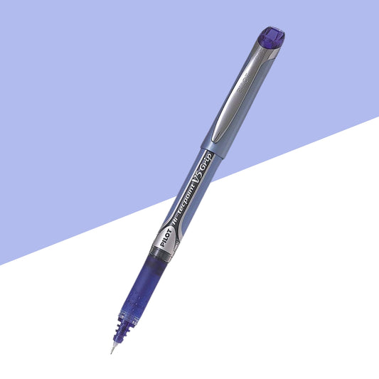 Pilot Hi-Tecpoint V5 Grip Roller Ball Pen - 0.5mm Extra Fine-Blue (Pack of 1)