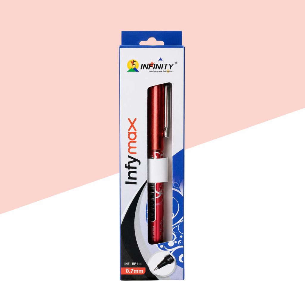 INFINITY Infy Max Rollerball Pen Red - Front View