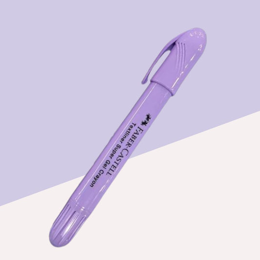 Faber-Castell Textliner Super Gel Crayon - Pastel Purple ( Pack of 1 )