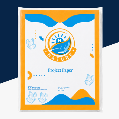 Premium N. Nature Punch Paper – Both Side Ruled (Pack of 100 Sheet)