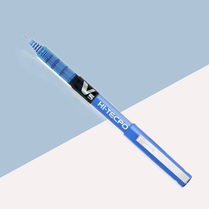 Pilot V5 Hitech Point Gel Pen – Blue: Precision Redefined with Japanese Technology ( Pack of 1 ) - Topperskit LLP