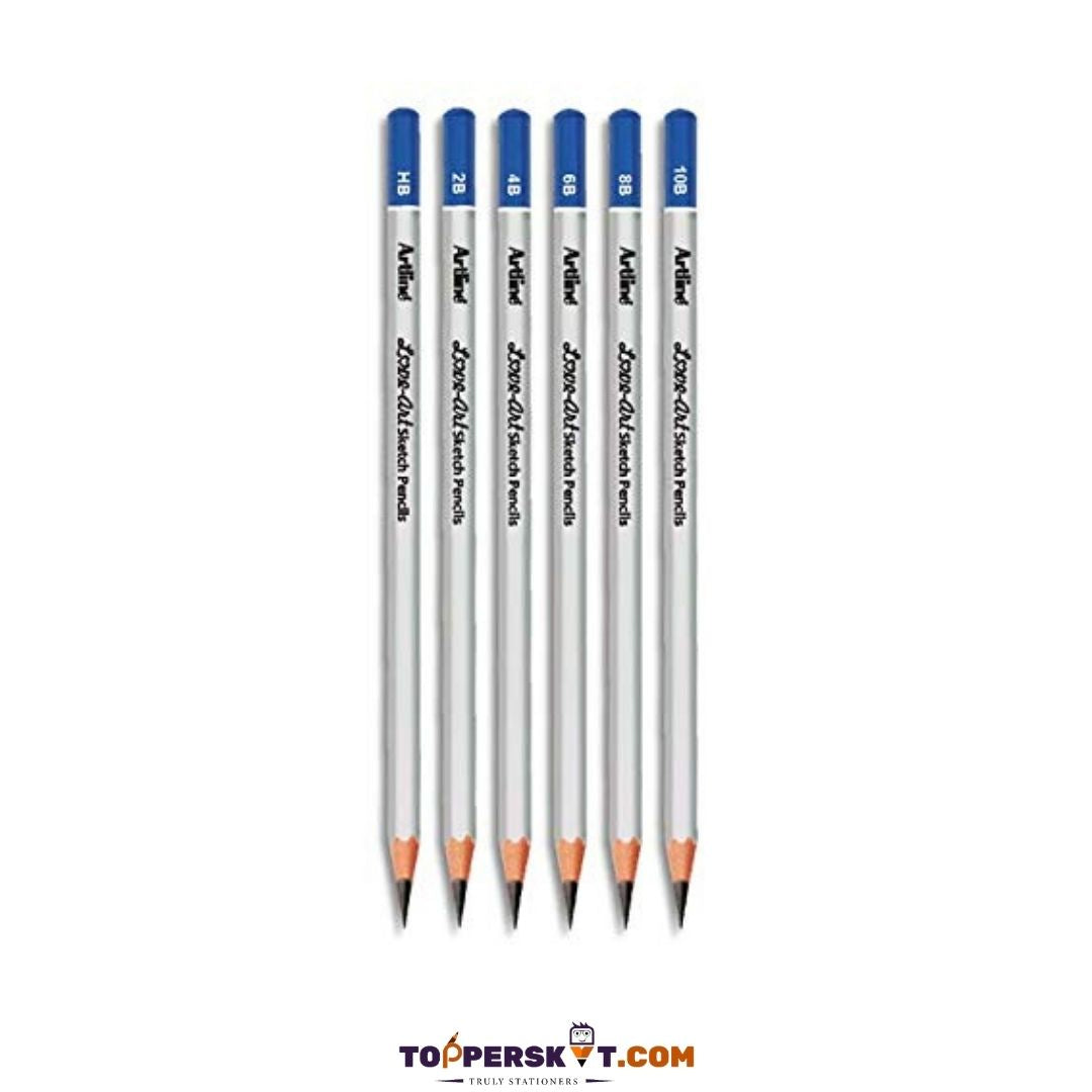 Artline Love Art Sketch Pencils : Professional Grades for Artistic Excellence ( Pack Of 6 ) - Topperskit LLP