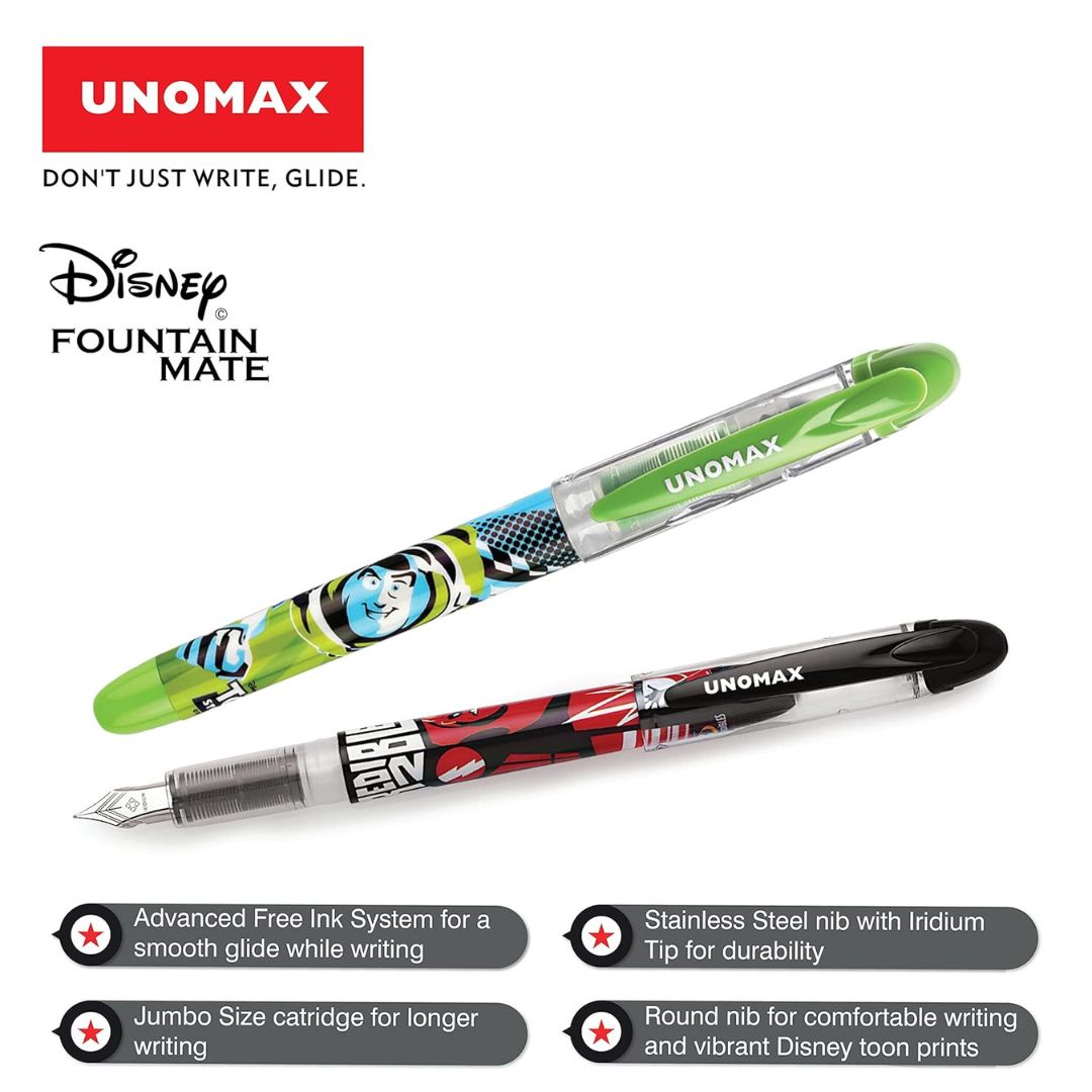 Unomax Disney Fountain Mate Pen – Enchanting Writing Elegance ( Pack of 1 ) - Topperskit LLP