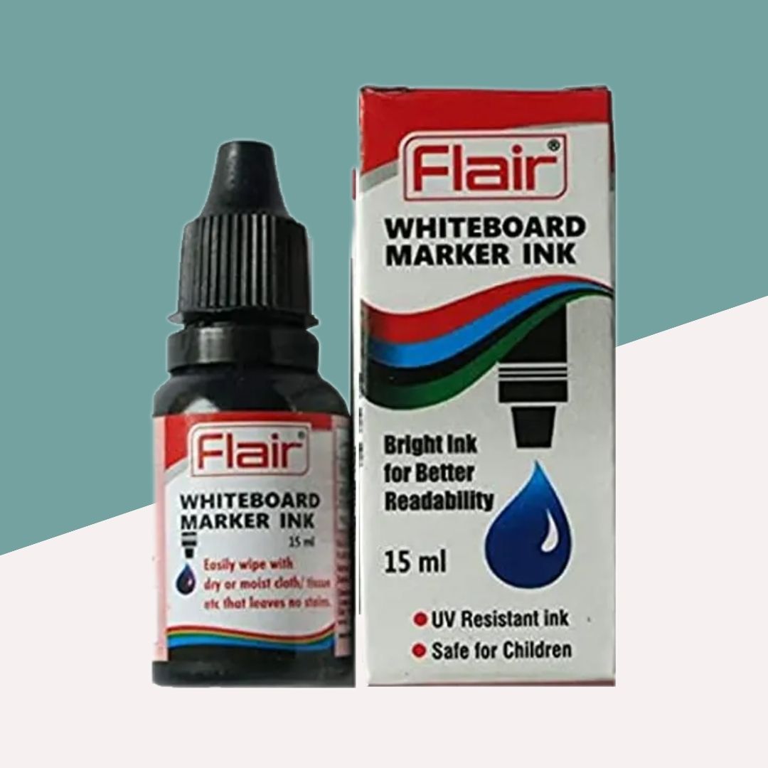 Flair Whiteboard Marker Ink - Green: High-Quality, UV Resistant, and Child-Safe ( Pack Of 1 ) - Topperskit LLP