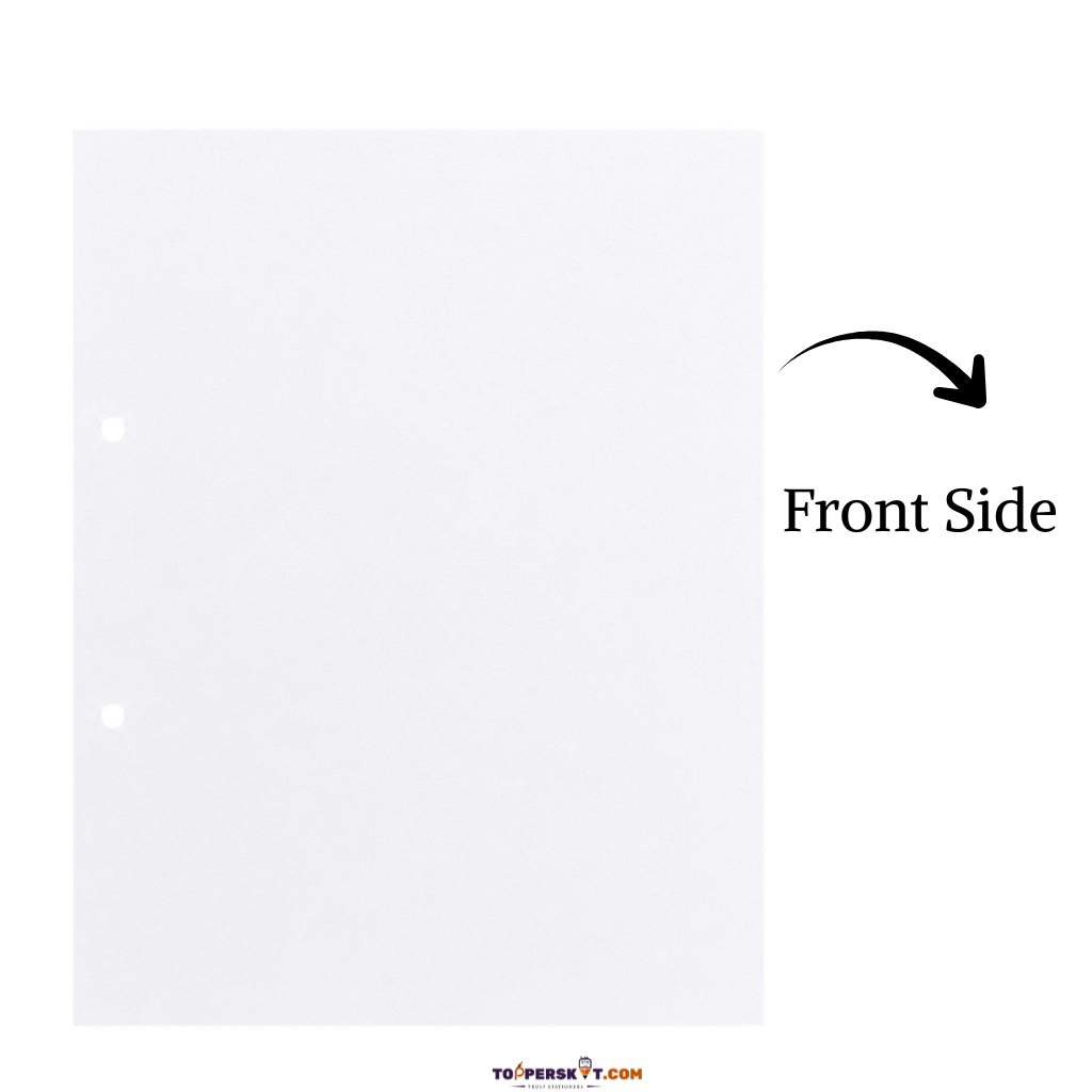 Premium N. Nature Punch Paper – Both Side Ruled (Pack of 100 Sheet)