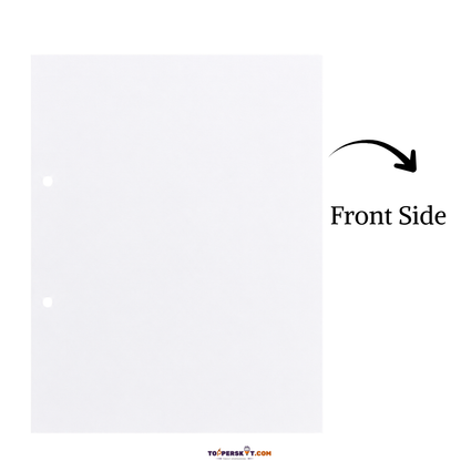 Premium N. Nature Punch Paper – Both Side Ruled (Pack of 100 Sheet)