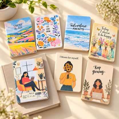 Memorys Teen Collection A6 Ruled Notebook Assorted - Front View