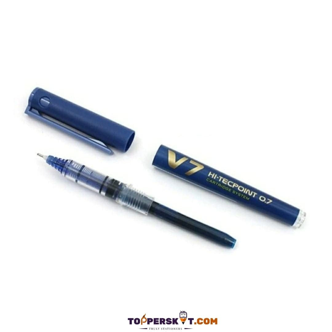 Pilot V7 Hitech Point Gel Pen Cartridge System – Blue: Precision Redefined ( Pack of 1 )