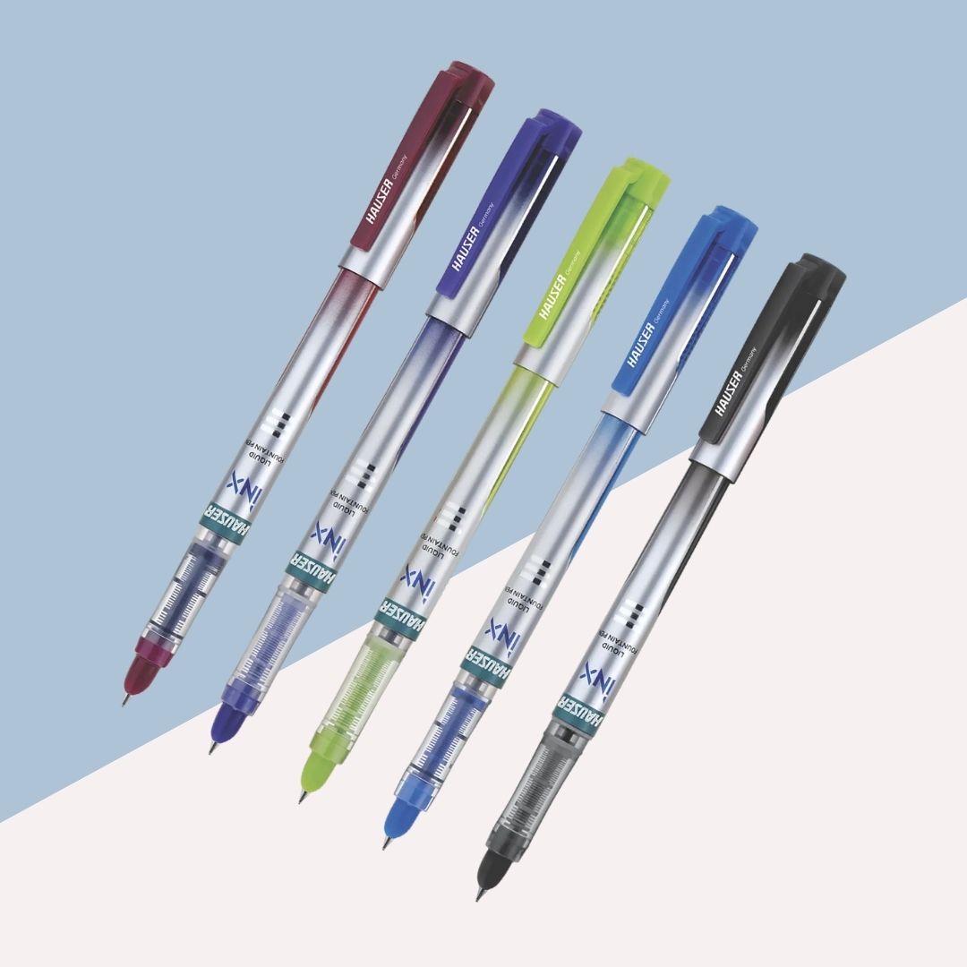 Hauser INX Liquid Ink Fountain Pen: Elevating Elegance in Every Stroke ( Pack of 1 ) - Topperskit LLP