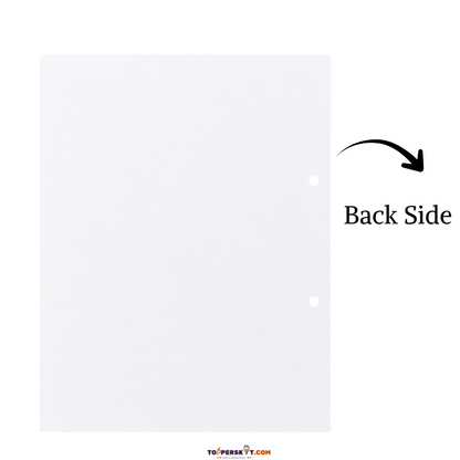 Premium N. Nature Punch Paper – Both Side Ruled (Pack of 100 Sheet)