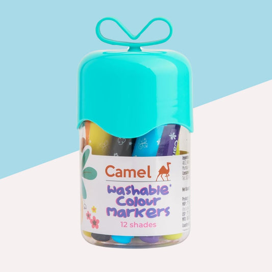 Camel Washable Colour Markers (Pack of 12)