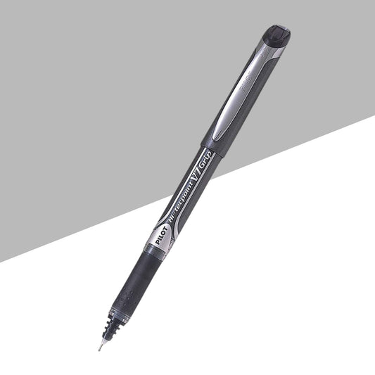Pilot Hi-Tecpoint V7 Grip Pen Black – Precise Writing with Comfortable Grip (Pack of 1)