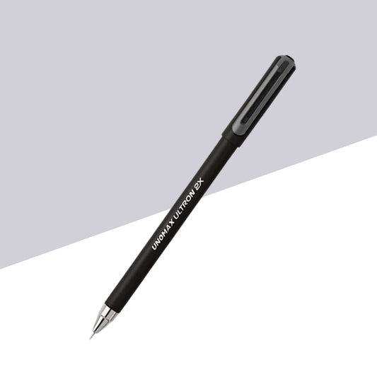 Unomax Ultron 2X 0.7mm Tip Ball Pen - Black Ink (Pack of 1)