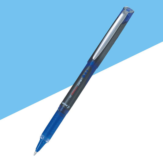 Pilot V Ball Grip 10 Liquid Roller Ball Pen – Blue Ink (Pack of 1)