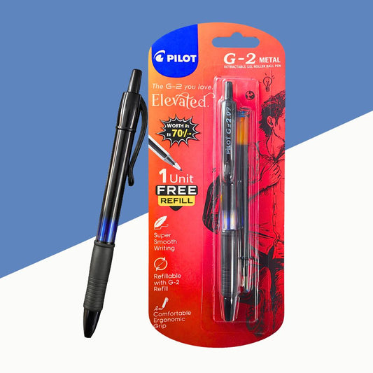 Pilot G-2 Retractable Roller Gel Pen- Blue (Pack of 1)