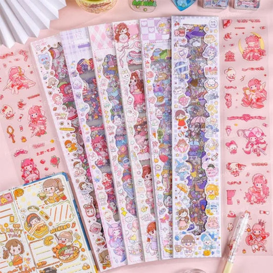 (Pack of 5) Cute Assorted Designs Washi Stickers