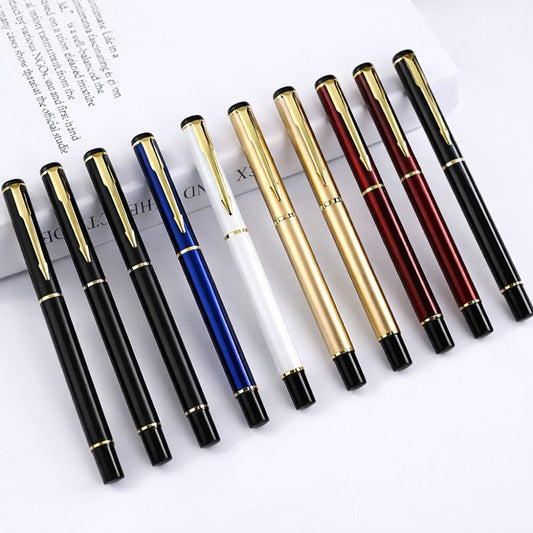 Exquisite Metal Roller Ball Pen Premium Customizable Corporate Gift -Blue Ink (Pack of 1)