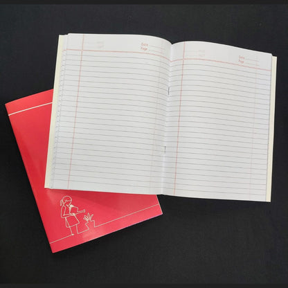 N. Nature Single Line Convent Notebook – 176 Pages (Pack of 1)