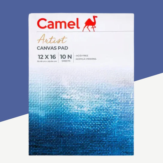 Camel Artist Canvas Sheet 12"x16" Acid-Free with Acrylic Priming (Pack of 1)