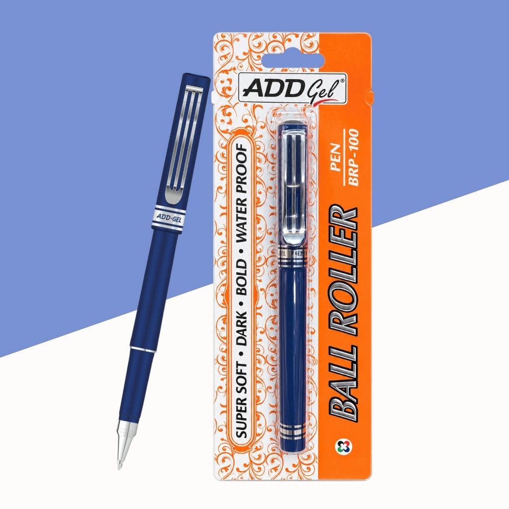 Add Gel BRP-100 Ball Roller Pen Blue - Front View