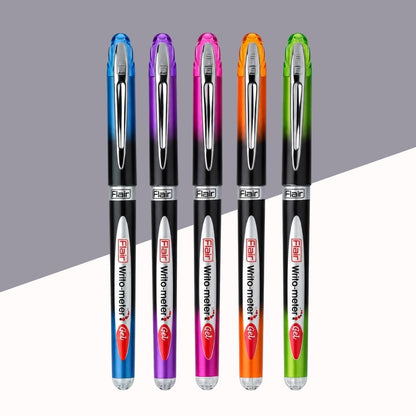 Flair Writometer Gel Pen – Black ( Pack of 1 )