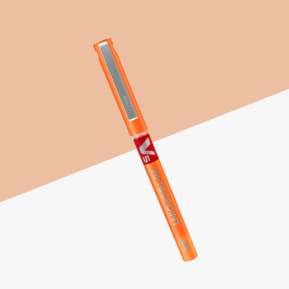 Pilot V5 Hitech Point Gel Pen – Orange ( Pack of 1 )