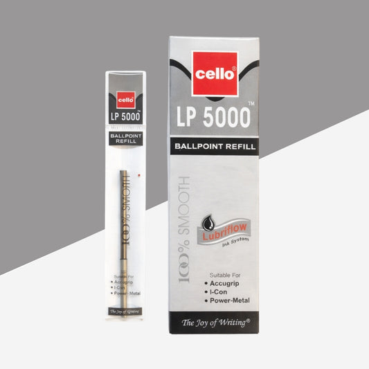 (10 Pcs.) Cello LP 5000 Ballpoint Refill- Black