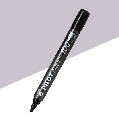 Pilot Permanent Marker 100 Bullet Tip - Black (Pack of 1)