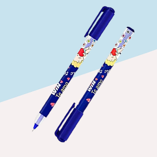 Win Te Amo Ball Pen - Blue (Pack of 5)