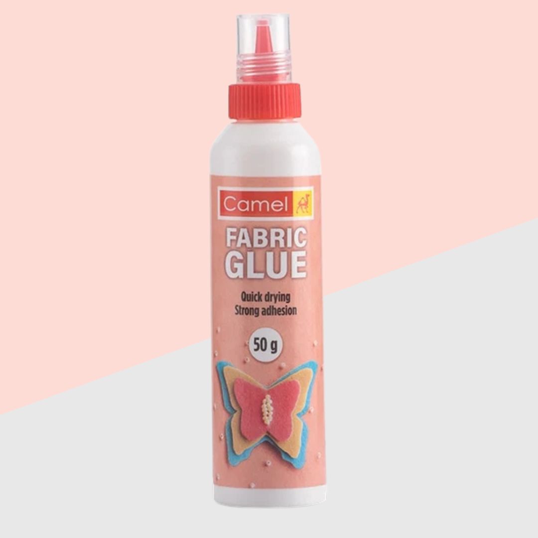 Camel Fabric Glue - Quick Drying, Strong Adhesion, 50g (Pack of 1)