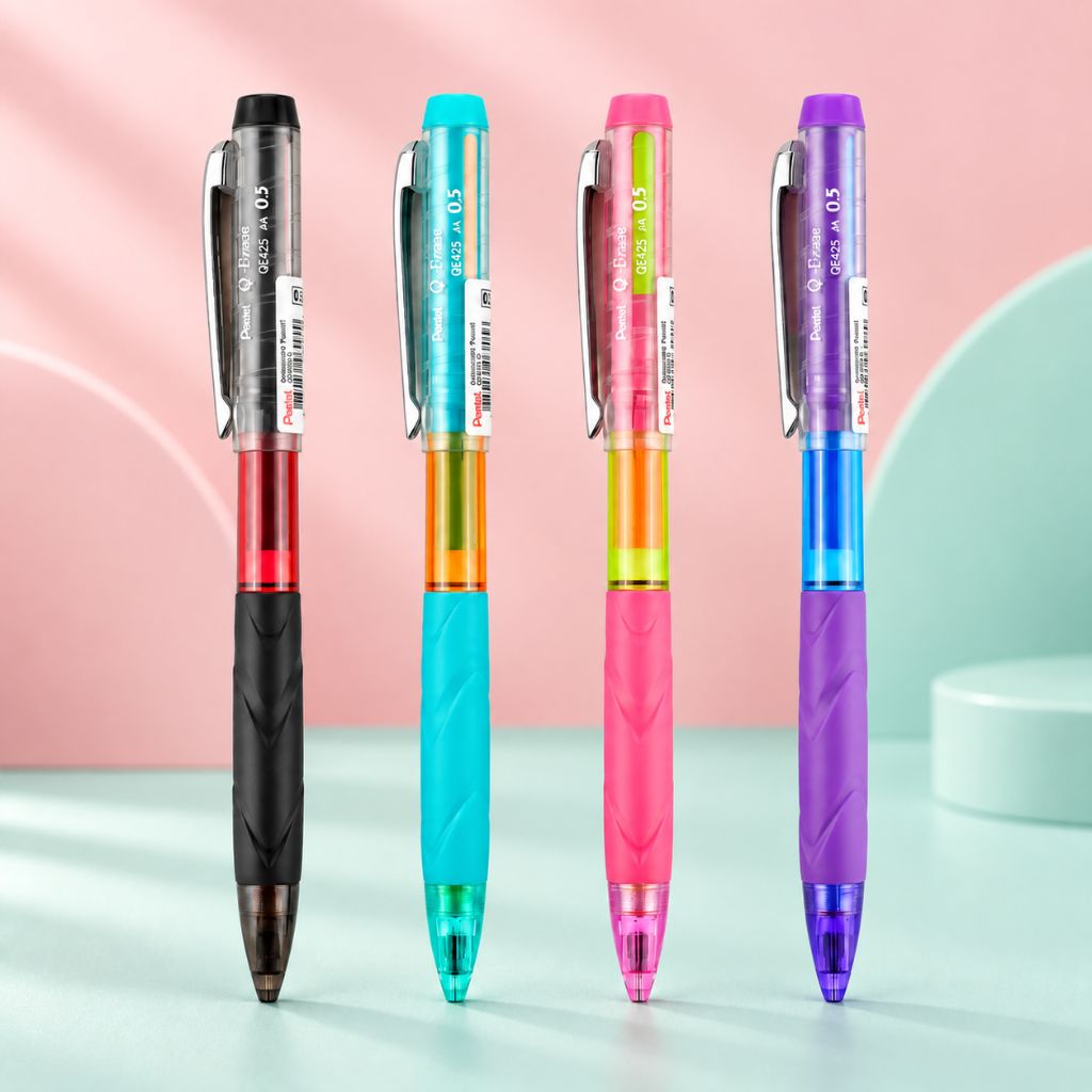 Pentel Q-Erase Mechanical Pencil 0.5 mm Assorted