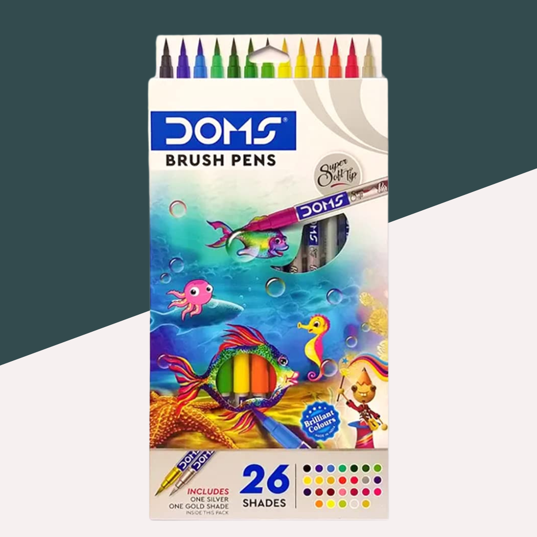 Doms Every Ambition Needs Preparation Brush Pens - 26 Shades (Pack of 1)