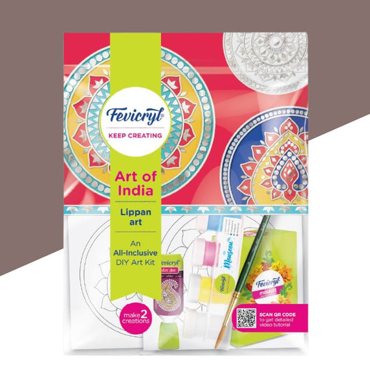 Fevicryl Lippan Art Kit – All-Inclusive DIY Craft Kit (Pack of 1)
