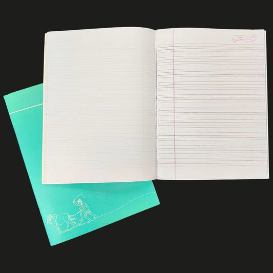 N. Nature Four Line Interleaf Convent Notebook – 176 Pages (Pack of 1)