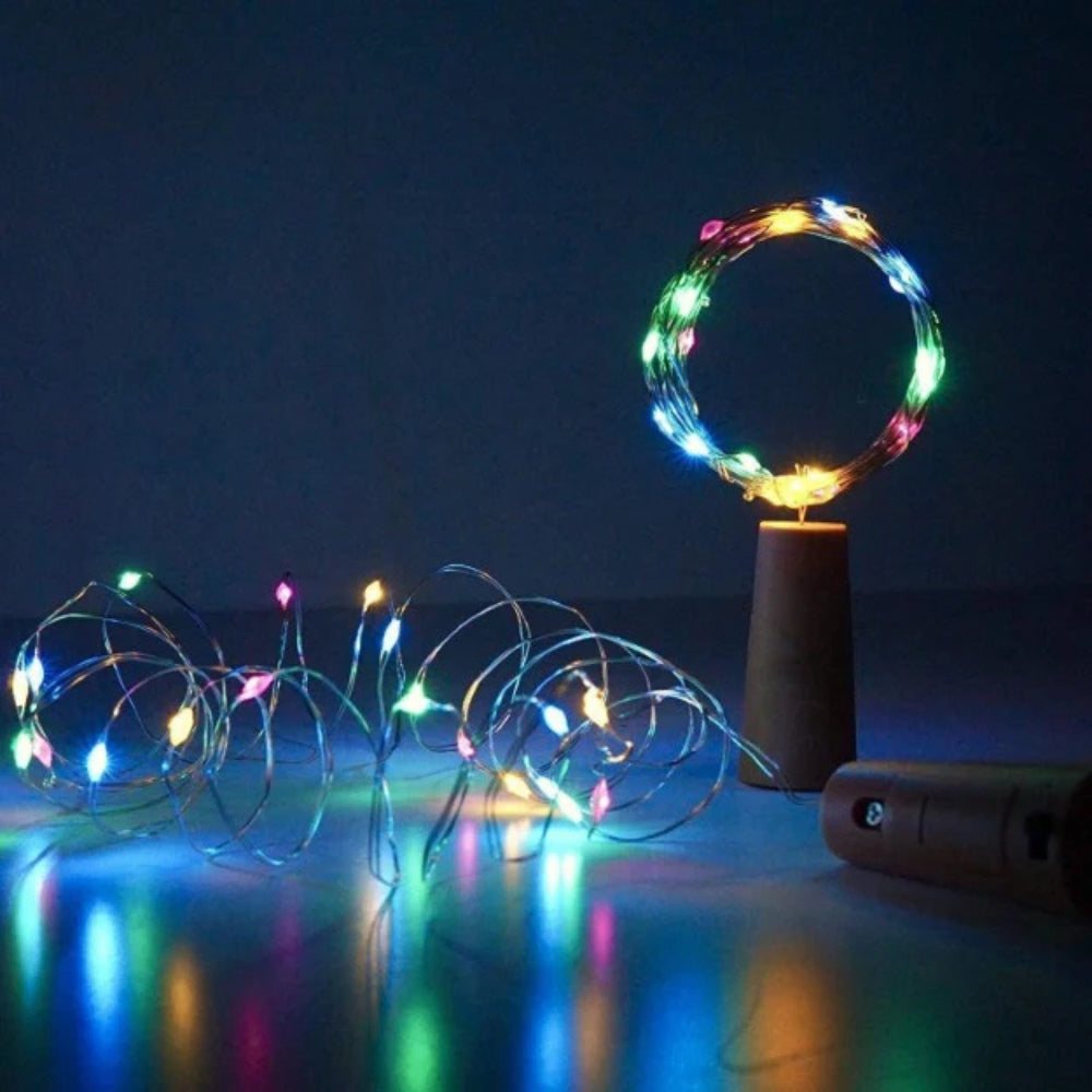 Multicolor Fairy Decoration Lights Battery Powered-180 CM Wire (Pack of 1 )