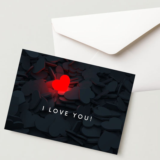 Premium  Propose Card - 300 GSM Cold Pressed Paper (Pack of 1)