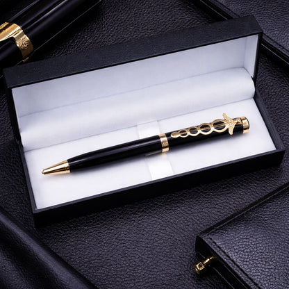 Metallic Glossy Doctor Desire Ball Pen – Blue Ink with Gold Doctor Clip With Box (Pack of 1)