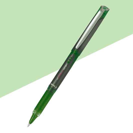 Pilot V Ball Grip 10 Liquid Roller Ball Pen – Green Ink (Pack of 1)