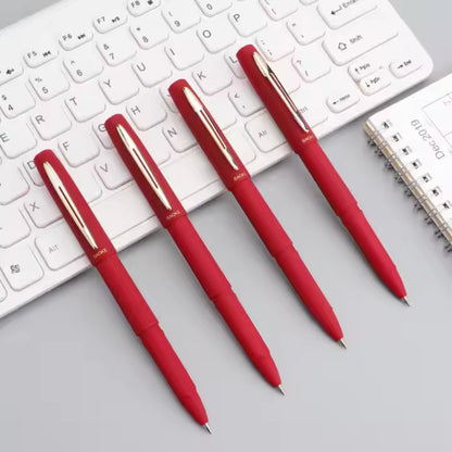 Baoke Red 0.7mm Gel Pen with Antibacterial Protection (Pack of 1)