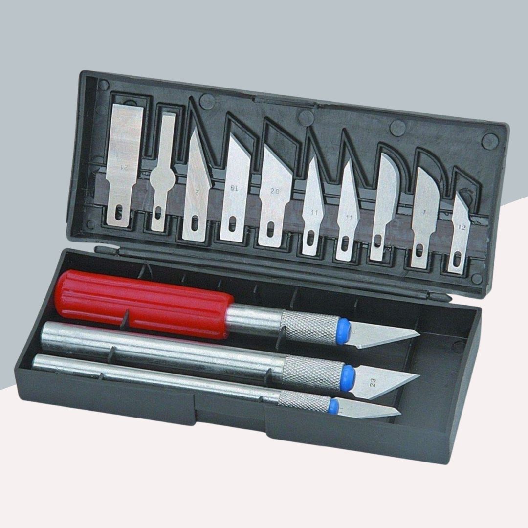 Topperskit 13-Piece Hobby Knife Set : Precision Crafting