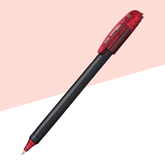 Pentel Ener Gel BK417 0.7 mm Gel Pen – Red (Pack of 1)