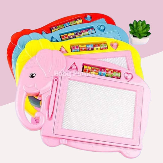 Jing Jing Elephant Shape Drawing Board (Pack of 1)