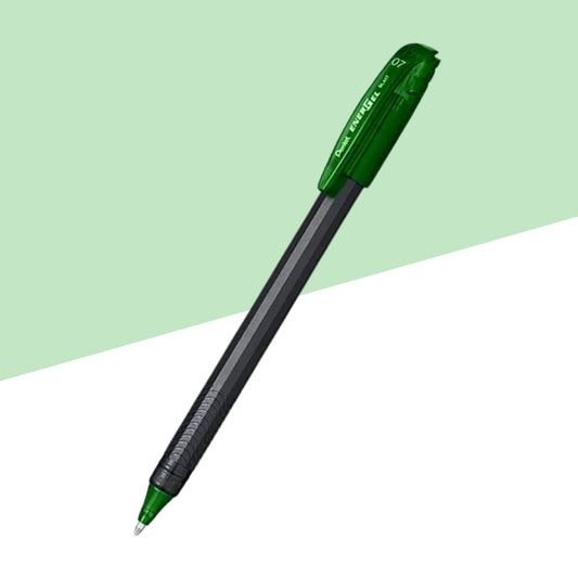 Pentel Ener Gel BK417 0.7 mm Gel Pen – Green (Pack of 1)