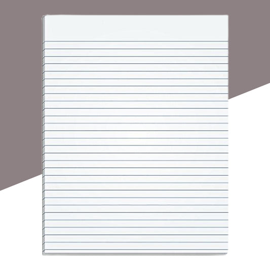A4 Size Both Side Ruled Sheets – 65 GSM Paper (Pack of 80)