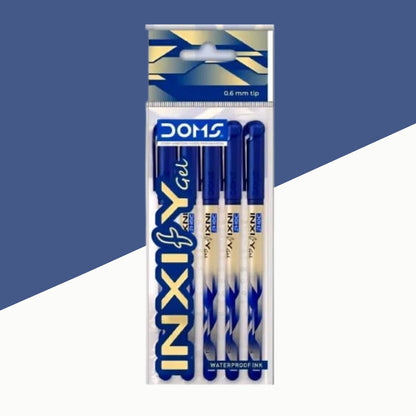 (5 Pcs.) Doms Inxify Waterproof Gel Pen- Blue
