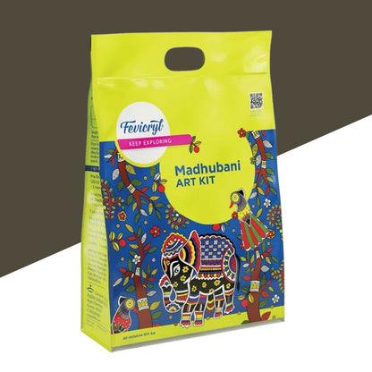 Fevicryl Madhubani Art Kit – Traditional Indian Art DIY Painting Set (Pack of 1)