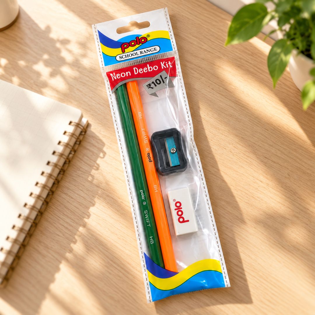 Polo Neon Deebo Kit - School Stationery Set